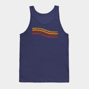 70s retro stripes Tank Top